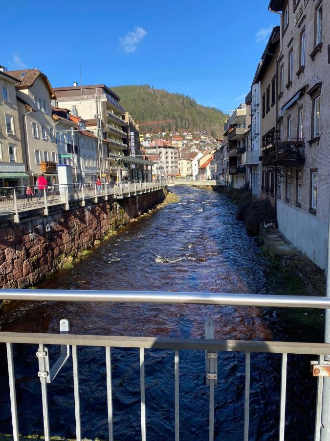 Ferienwohnung in ruhiger Waldrandlage Bad Wildbad Exterior foto